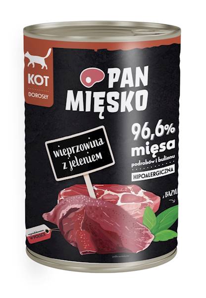 PAN MIĘSKO WIEPRZOWINA Z JELENIEM 400G