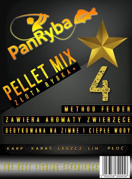 PELLET ZŁOTA RYBKA +4