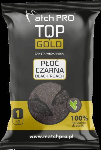 ZANĘTA MATCH PRO TOP GOLD 1KG PŁOĆ CZARNA