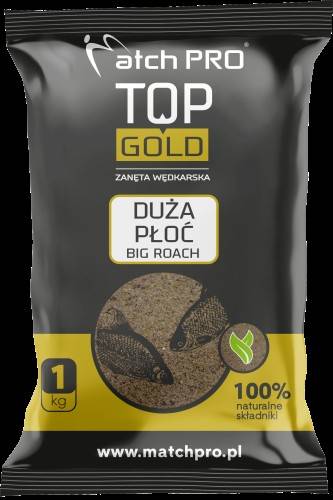 ZANĘTA MATCH PRO TOP GOLD 1KG DUŻA PŁOĆ