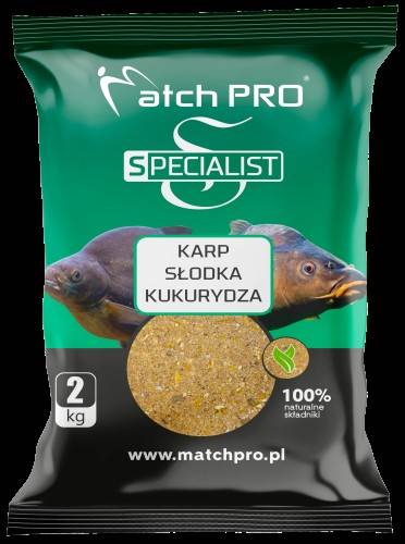 ZANĘTA MATCH PRO SPECJALIST 2KG KARP SŁODKA KUKURY