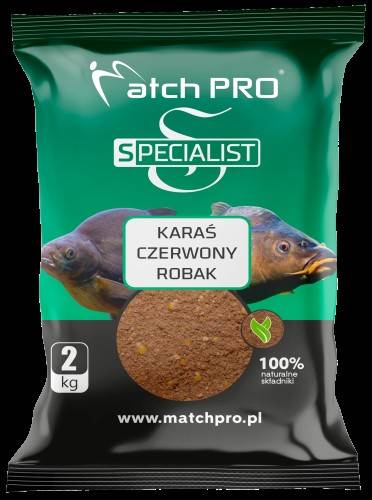 ZANĘTA MATCH PRO SPECJALIST 2KG KARAŚ CZERW. ROBAK