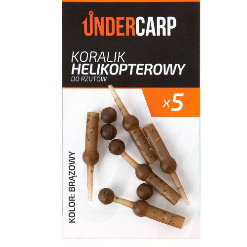 UNDERCARP KORALIK HELIKOPTEROWY BRĄZOWY 5SZT
