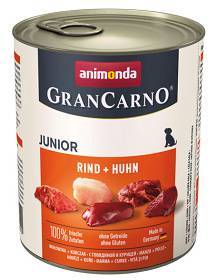 ANIMONDA GRAN CARNO JUNIOR 800G WOŁOWINA I KURCZAK