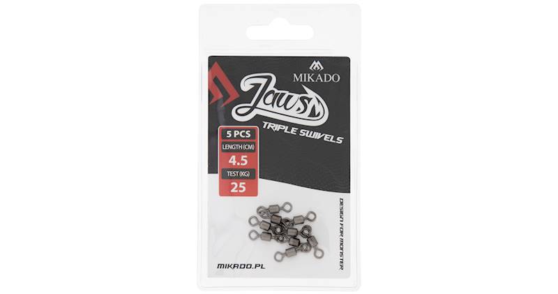 KRĘTLIK - JAWS TRIPLE SWIVELS - 25kg