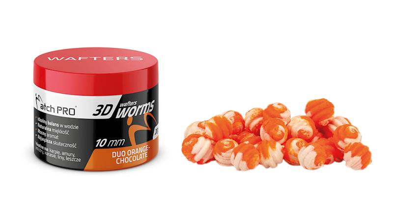 TOP WAFTERS 8MM DUO ORANGE-CHOCOLATE 