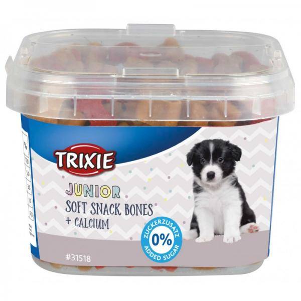 Trixie Junior Miękkie Snack kostki + Calcium,