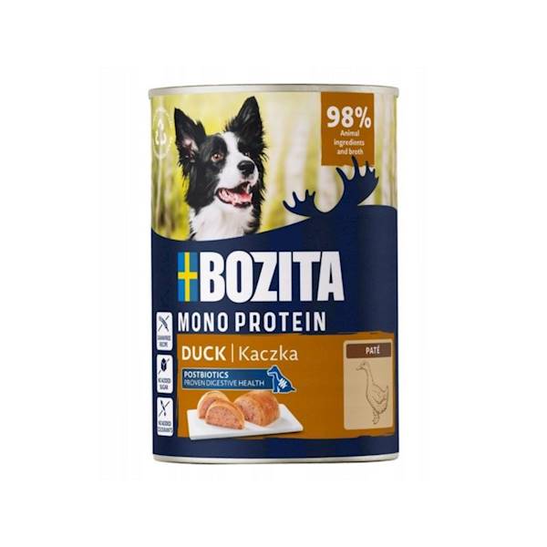 BOZITA MONOPROTEIN DLA PSA KACZKA 400G