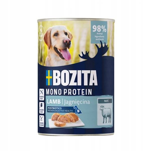 BOZITA MONOPROTEIN JAGNIĘCINA KARMA MOKRA 400G