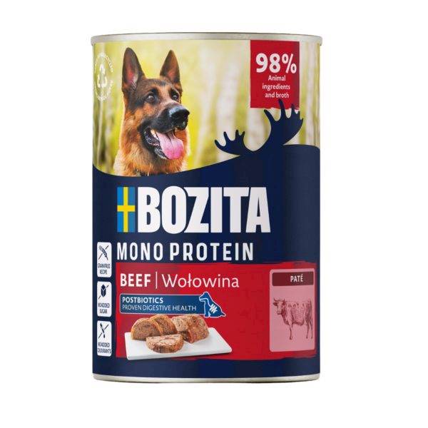 BOZITA MONOPROTEIN WOŁOWINA KARMA MOKRA 400G