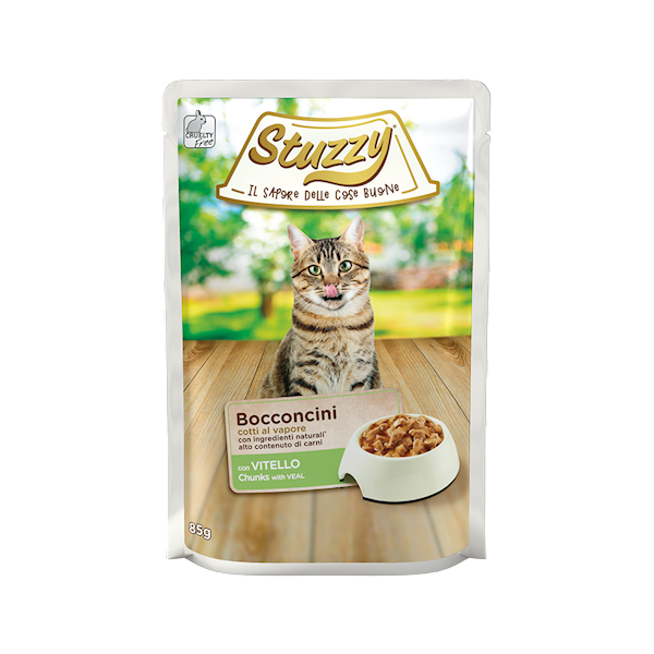 STUZZY CAT SASZETKA Z CIELĘCINĄ 85G