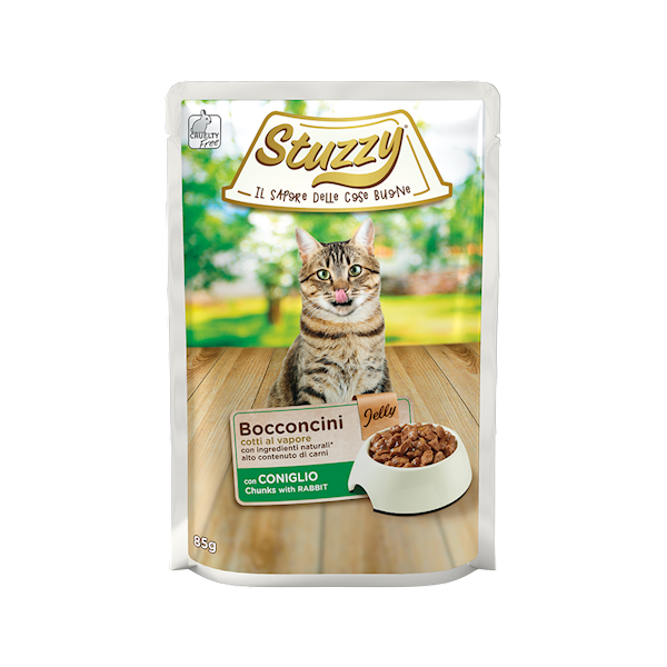 STUZZY CAT SASZETKA Z KRÓLIKIEM W GALARETCE 