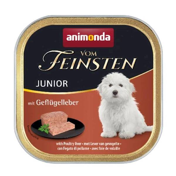 ANIMONDA VOM FEISTEN JUNIOR INDYCZE WĄTROBY 150G