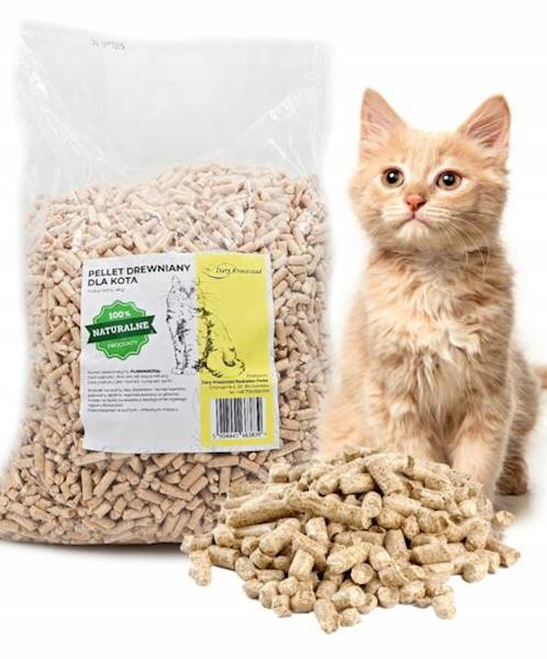 DARY KRASZCZAD PELLET DREWNIANY DLA KOTA 4KG