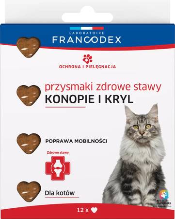 PRZYSMAKI DLA KOTA ZDROWE STAWY, KONOPIE I KRYL