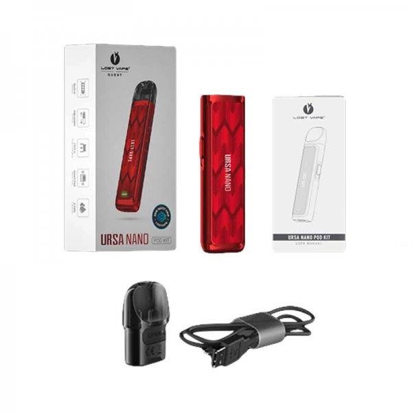 POD Lost Vape Ursa Nano Black Carbon Fiber