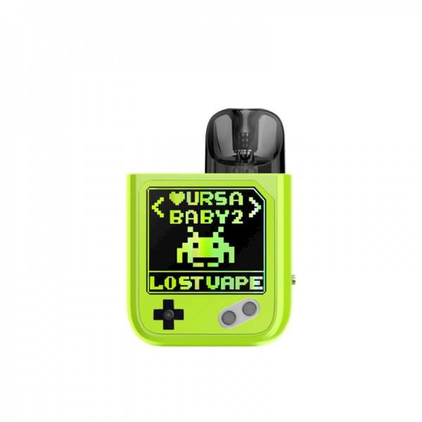 POD Lost Vape Ursa Baby 2 Joy Green x Pixel Role