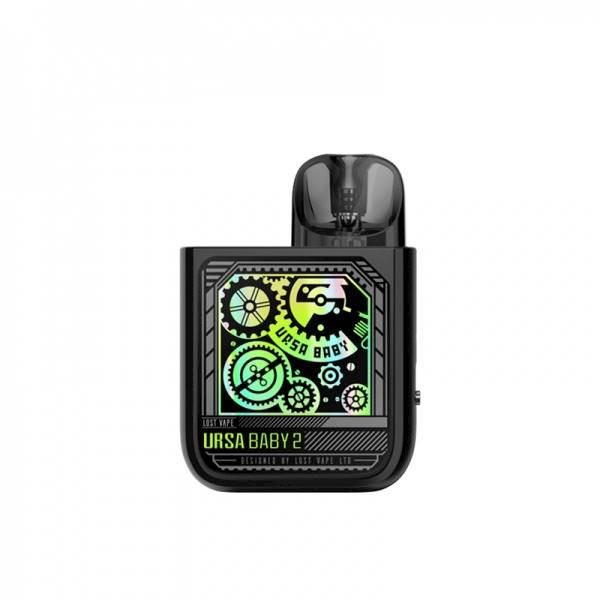 POD Lost Vape Ursa Baby 2 Pop Black x Time Gear