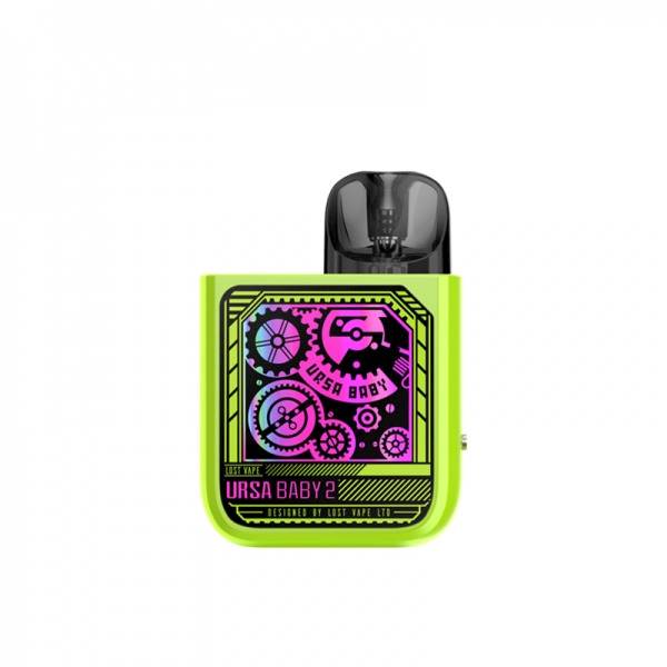 POD Lost Vape Ursa Baby 2 Pop Green x Time Gear