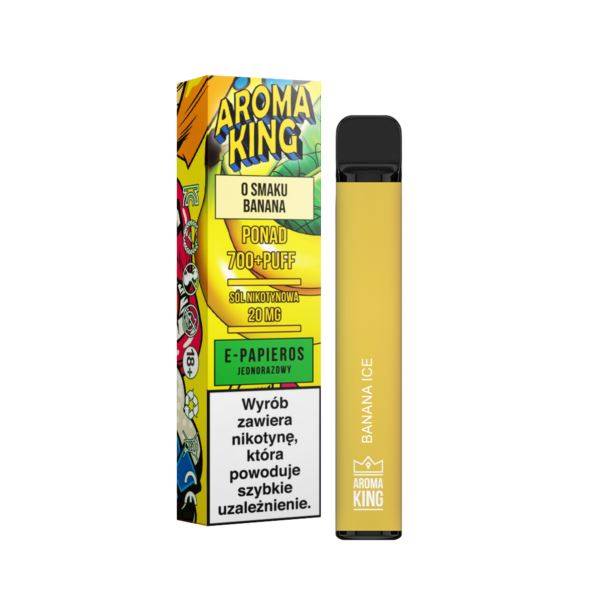 Jednorazowy AROMA KING 700 Banana Ice