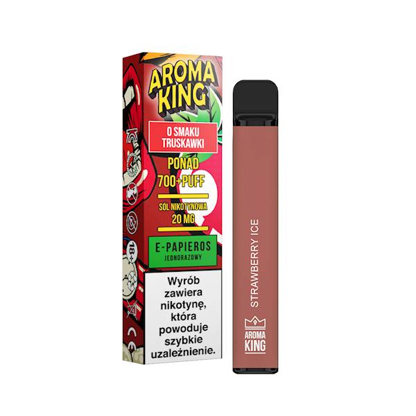Jednorazowy AROMA KING 700 Strawberry Ice