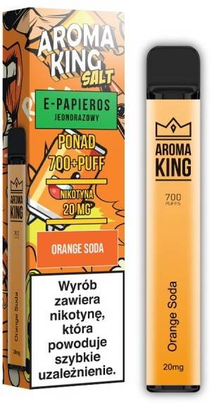 Jednorazowy AROMA KING 700 Orange Soda