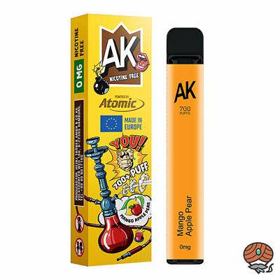 Jednorazowy AK Hookah 700 Mango Apple Pear 0mg