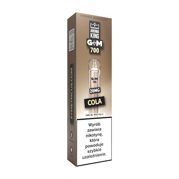 Jednorazowy AROMA KING GEM BAR Cola