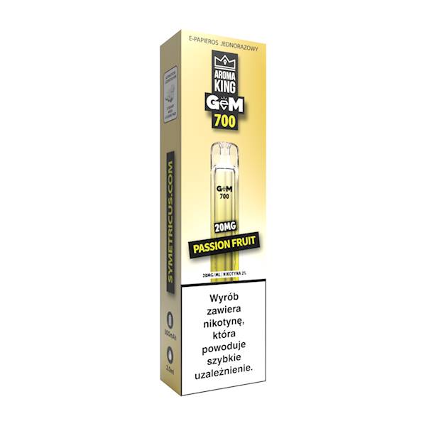 Jednorazowy AROMA KING GEM BAR Passion Fruit