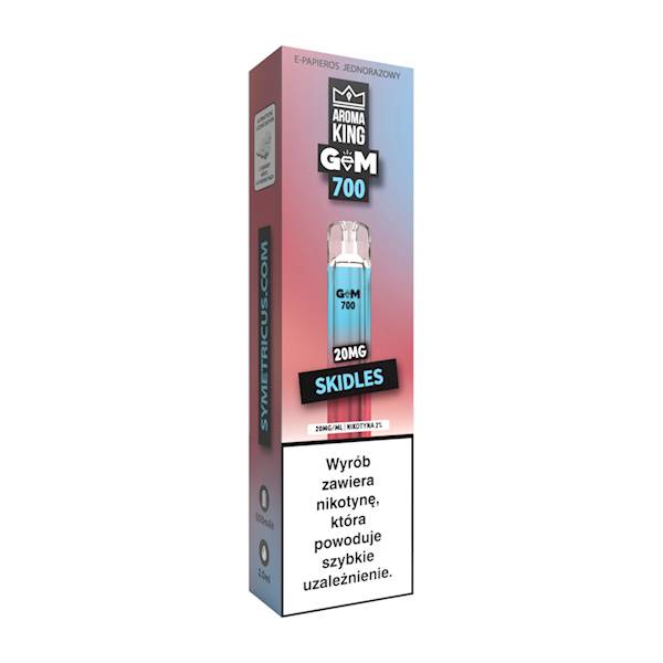 Jednorazowy AROMA KING GEM BAR Skidles