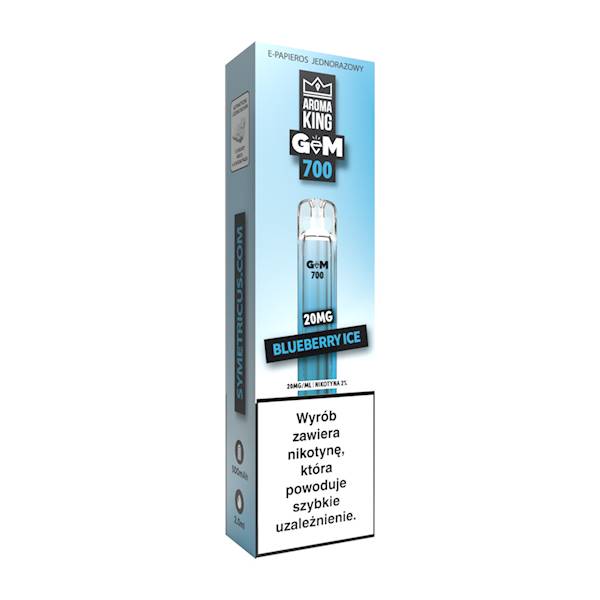 Jednorazowy AROMA KING GEM BAR Blueberry Ice