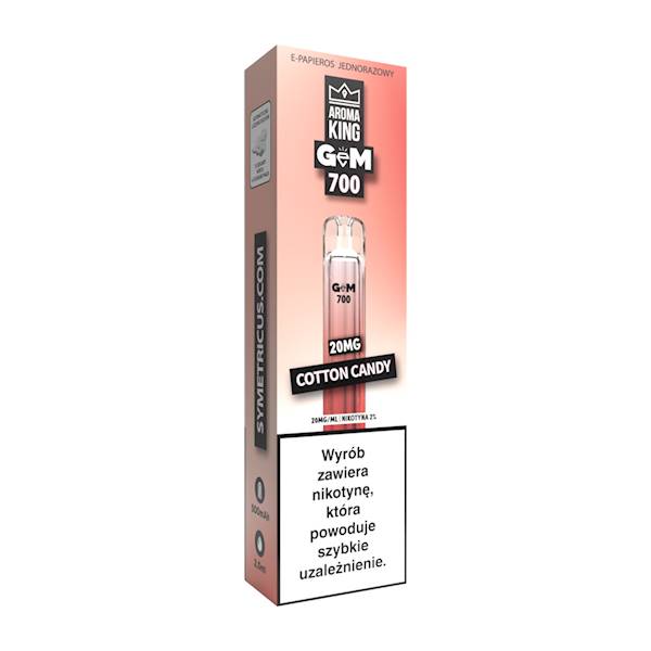 Jednorazowy AROMA KING GEM BAR Cotton Candy