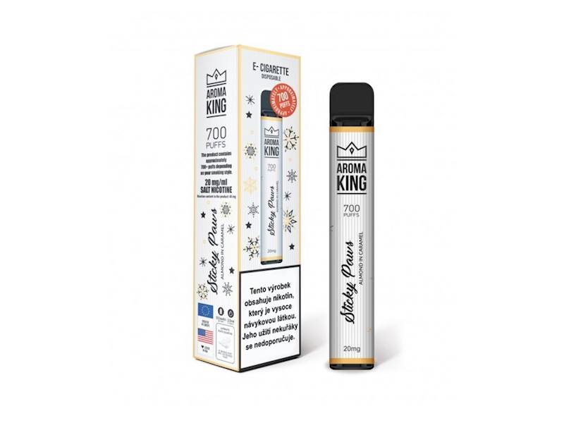 Jednorazowy AROMA KING 700 ALMOND CARAMEL 20mg