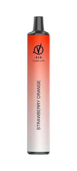 Jednorazowy VBAR CUBO LITE STRAWBERRY ORANGE