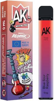 Jednorazowy AK Hookah 700 Blue Sour Raspberr 0mg
