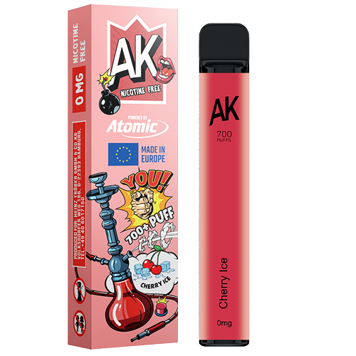 Jednorazowy AK Hookah 700 Cherry Ice 0mg