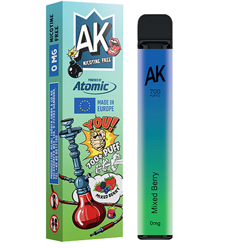 Jednorazowy AK Hookah 700 Mixed Berry 0mg