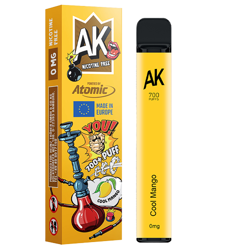 Jednorazowy AK Hookah 700 Cool Mango 0mg