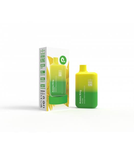Jednorazowy AROMA KING 5500 0mg Mango Peach Waterm