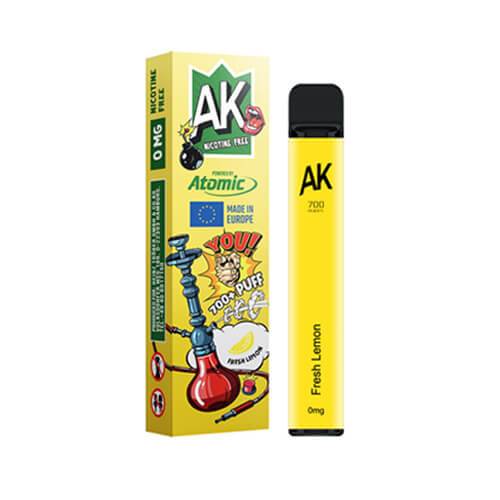 Jednorazowy AK Hookah 700 Fresh Lemon 0mg