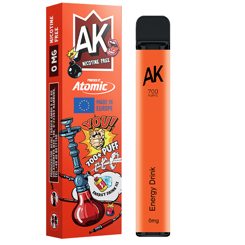 Jednorazowy AK Hookah 700 Energy Drink 0mg