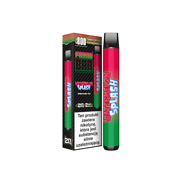 Jednorazowy FRUNK BAR Watermelon Splash 800 20mg