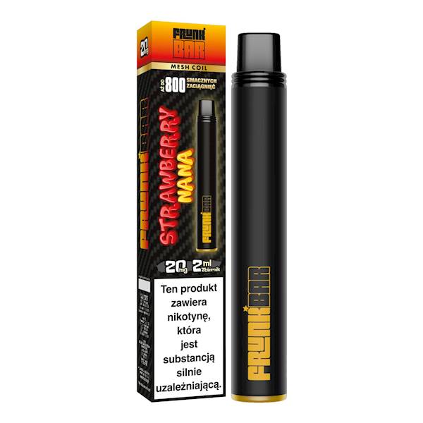 Jednorazowy FRUNK BAR MESH Strawberry Nana 20mg