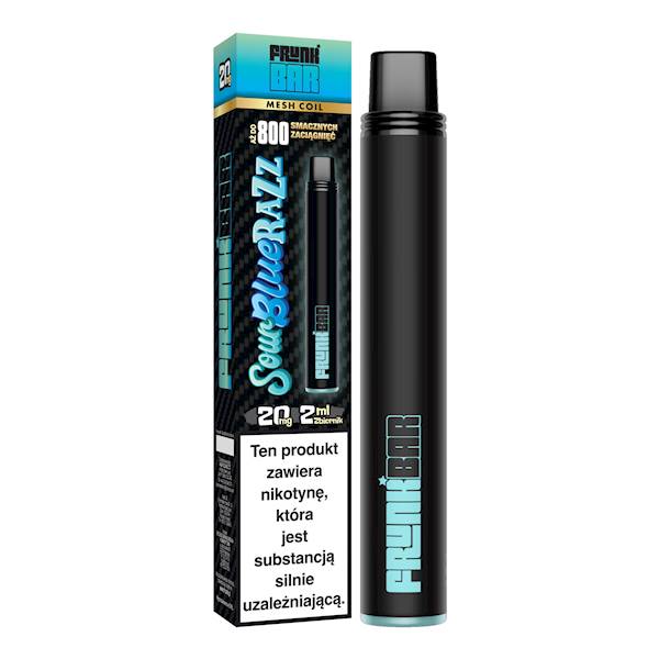 Jednorazowy FRUNK BAR MESH Sour Blue Razz 20mg