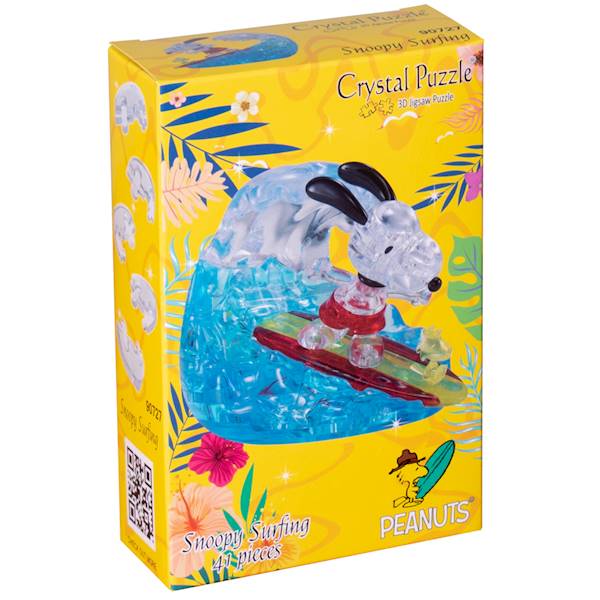 CRYSTAL PUZZLE - SNOOPY SURFER