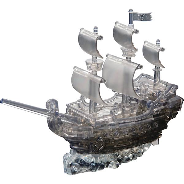 CRYSTAL PUZZLE - STATEK PIRACKI (CZARNY)