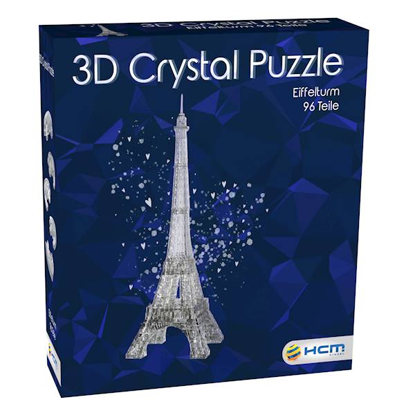 CRYSTAL PUZZLE - WIEŻA EIFFLA (CZARNA)