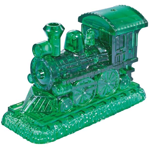 CRYSTAL PUZZLE - LOKOMOTYWA (ZIELONA)