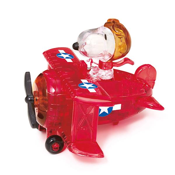 CRYSTAL PUZZLE - SNOOPY W SAMOLOCIE