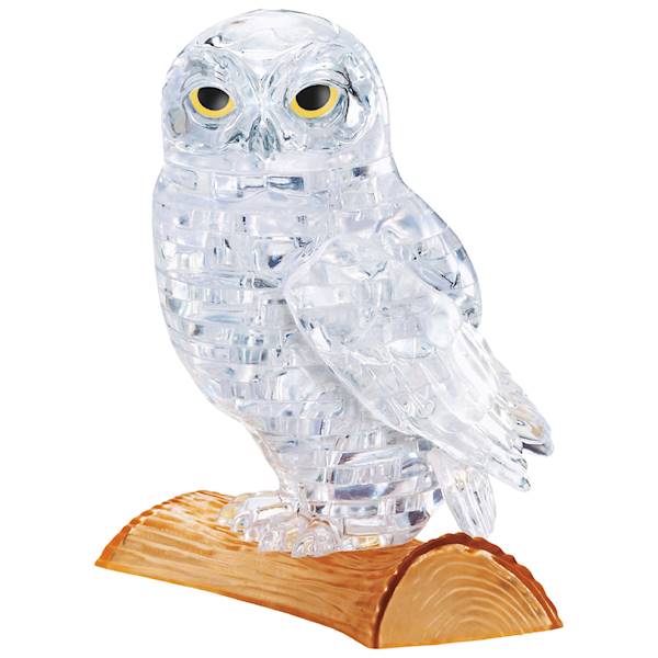 CRYSTAL PUZZLE - SOWA (BIAŁA)